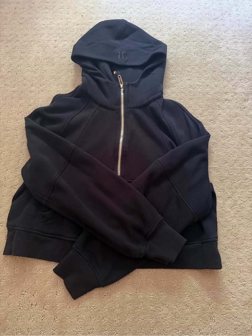 lululemon athletica Black Scuba with gold hardware